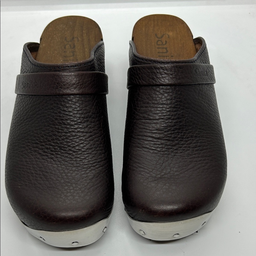 Sanita Original Brown Leather Danish clogs for Women’s Size EU 37, US size 6.5